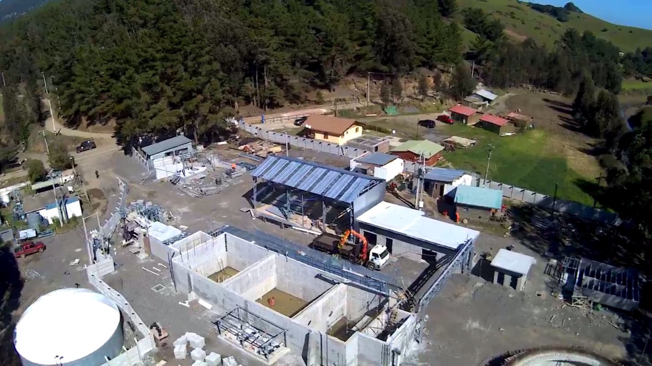 Planta de tratamiento Iloca, proyecto de Infraestructura sanitaria desarrollado por Ingegroup